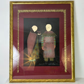 "Wizards with a Cat" Wall Art, Signed, Limited Edition, 125/200 Framed, Matted, Sku: 032962