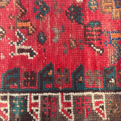 Persian Wool Rug, Hand Knotted, Rust Brown and Taupe, Sku 033462