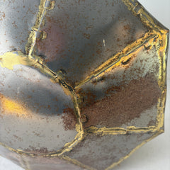 Metal Octagonal Urn with Cat Stopper, Sku: 033083