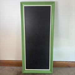 Chalk Board Framed in Green Painted Particle Board, Sku: 033077