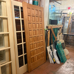 32 Panel Solid Pine Wood Door, Undrilled and Unfinished, Sku 033767