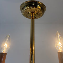Antique Brass Chandelier with Six Arms, Sku: 033550