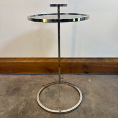 Restoration Hardware Stainless Steel Martini Side Table, Sku 033816