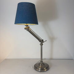 Pewter Finish Articulated Arm Desk Lamp, Sku 033427