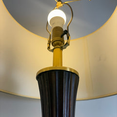 Wildwood Brand Wood & Brass Floor Lamp, Shade not included, Sku: 033703