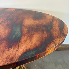 Chris Jafferis' Copper Top Entry Table, One of a Kind Mesquite Wood Base, Sku: 033441