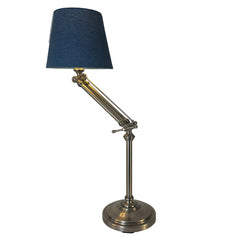 Pewter Finish Articulated Arm Desk Lamp, Sku 033427