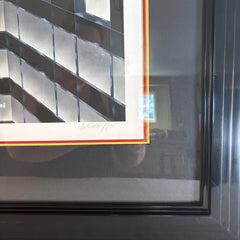 Original Framed Serigraph by Robert Hoppe, "Casino", 1988 Sku: 033752