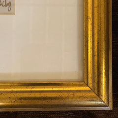 Ink Artwork by David P. H. Wong, Four Horses Individually Matted and in Gold Frame, Sku: 033038