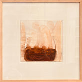 "Ghosts", Watercolor on Paper by Sunny Gibbons, Framed & Matted, Sku: 033393
