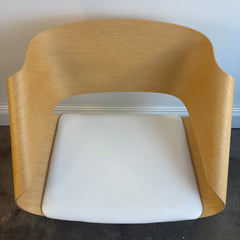 Nastro Bentwood Oak Swivel Chair by G. D. Harcourt, Sku 033929