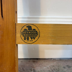 Heywood Wakefield Bed Frame in Wheat Finish