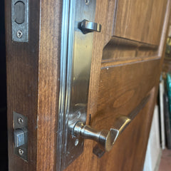 Exterior Door in Frame "Speak Easy" Includes all Hardware, Sku 033343