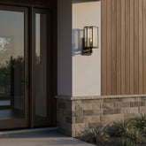 Elk Lighting, Exterior Wall Sconce, Quad-Glass Design, Gunmetal Finish, Sku: 033541