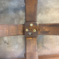 Early 20th Century Parlor Table, Burled Walnut, Sku: 033420