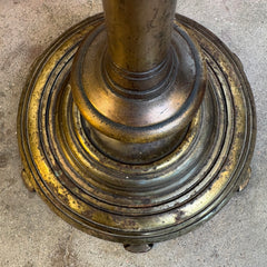 Bridge Brass Floor lamp with Filagree Detail Vintage , Sku 033663