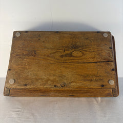 Primitive Wood Rectangular Basin or Dough Bowl, Sku: 033435