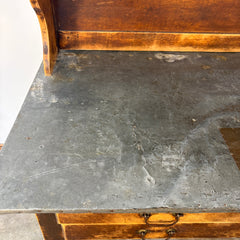 Primitive Possum Belly Wood/Metal Flour Bin Hutch, Sku: 033447