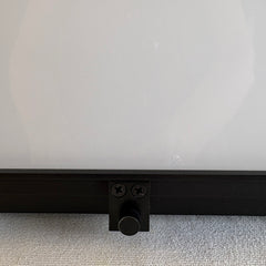 RH Flush Mount Ceiling Fixture Square, Black Metal Framework, Milk Glass, Sku 033880
