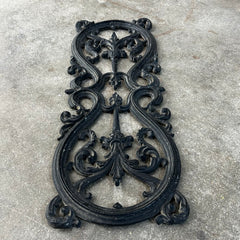 Decorative Cast Iron Scrollwork, Black