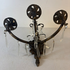 Pair of French Style Gilt Bronze Wall Sconces, Sku 033499