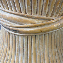 McGuire Sheaf of Wheat Round End Table, Bamboo, Sku: 033357