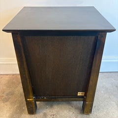 Pier 1 Asian Style Wood End Table 2 Drawers 1 Lower Shelf, Sku 034153