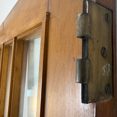 Vintage Solid Pine door with 15 Glass Panels, Sku 033402
