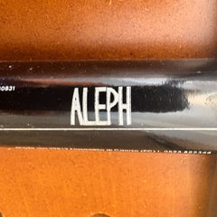 Aleph Mahogany & Leather 80's Bucket Chairs by Philippe Stark, Sku 033927