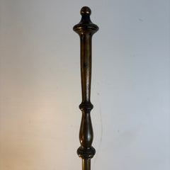 Bridge Brass Floor lamp with Filagree Detail Vintage , Sku 033663