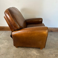 Lane Leather Tilt Back Lounge Chair, Adjustable