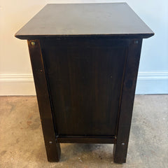 Pier 1 Asian Style Wood End Table 2 Drawers 1 Lower Shelf, Sku 034153