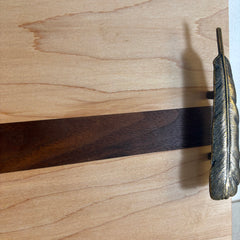 Custom Cheese Board w/ Metal Handles by Don Archer, Sku 033740