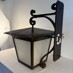 Custom Oversized Exterior Lantern Sconces, Sku 033857
