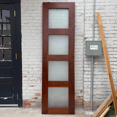 Custom Made Set of Engineered Walnut Doors in Various Sizes, Sku 033723