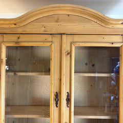Vintage Knotty Pine Hutch & Desk, Sku: 033675