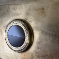 Brass Sink, Rectangular, Drop in Or Under Counter, Sku: 033001