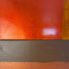 Original Art Work By Steve Joy Mixed Media on Wood Panel Intended for Horizontal Installation, Sku 034163