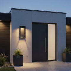 Generational Lighting Outdoor LED Wall Lantern "Urbandale 23" Marine Bronze, Sku 033596