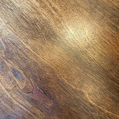 Carved Base Wooden Table with Round Top Suitable for Bed Side, Foyer or Dinette, Sku 033759