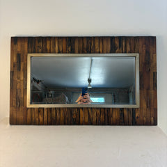 Mirror w/ Wood Piece Surround, Sku 033790
