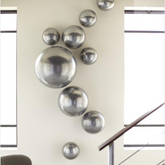 Phillips Collection Polished Aluminum Sconce "Ball on the Wall", Sku 033599