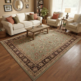 Loloi Area Rug, Welbourne Collection, Polypropylene, Brown, Sage Colorway, SKU 033644