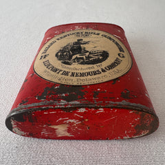 Vintage E. I. Du Pont De Nemours & Company Kentucky Rifle Gunpowder Tin, Sku: 033316