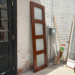 Custom Made Set of Engineered Walnut Doors in Various Sizes, Sku 033723