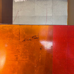 Original Art Work By Steve Joy Mixed Media on Wood Panel Intended for Horizontal Installation, Sku 034163