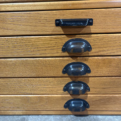 Hampton Architectural Plan Chest of Drawers, Oak, 2 Stackable Units, Sold as a Pair, Sku 033471