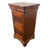 Antique Side Table/Cabinet w/ Brass Pulls, Sku: 033490