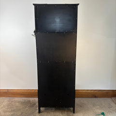 Hall Tree, Wood, Black Finish, Sku: 033314