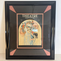 Framed Theatre Magazine Print by Homer Conant, January 1923, Sku 033757